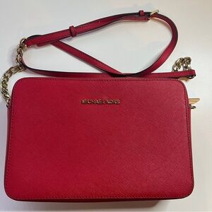 Michael Kors Red Crossbody Bag
